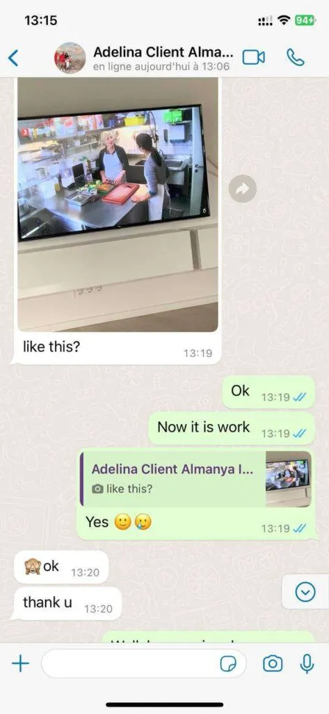 Support conversation confirming anti buffering stream performance